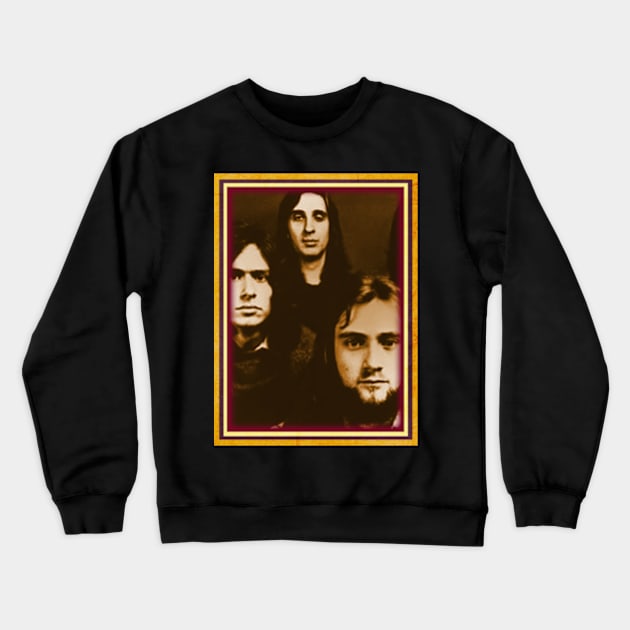 In the Cage Couture Genesis Band Tees, Break Free from Style Constraints with Prog-Rock Swagger Crewneck Sweatshirt by Zombie green